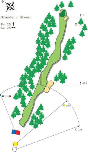 Trou N°4 Parcours B Golf de Bitche