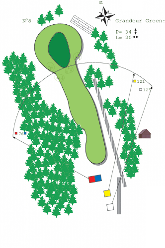  Loch 7 - A Golfplatz in Bitche