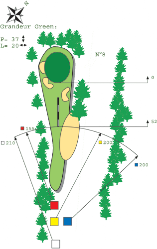 Hole N ° 7 course C Bitche Golf